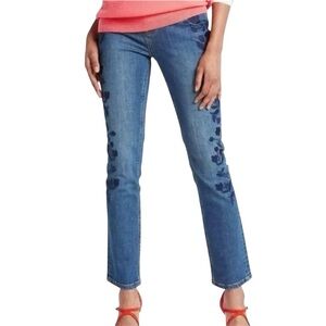Boden The Cavendish Girlfriend Embroidered Jeans 8P